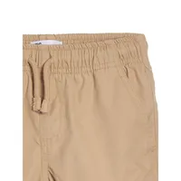 Boy's Pull-On Canvas Cargo Shorts