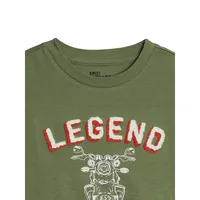 Boy's Legend Motorcycle-Graphic T-Shirt