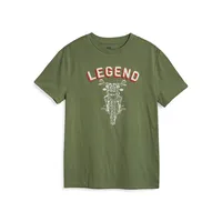 Boy's Legend Motorcycle-Graphic T-Shirt
