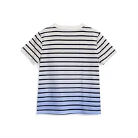 Little Boy's Striped Ombré T-Shirt
