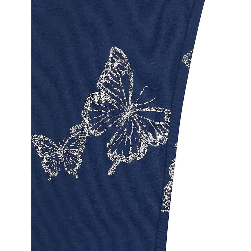 Epic Threads Little Girl's Butterfly-Print Leggings