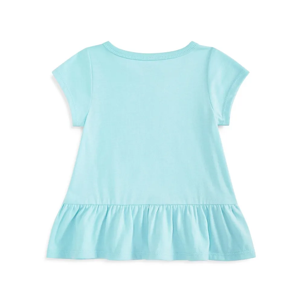 Baby Girl's Shine Bright Peplum Top