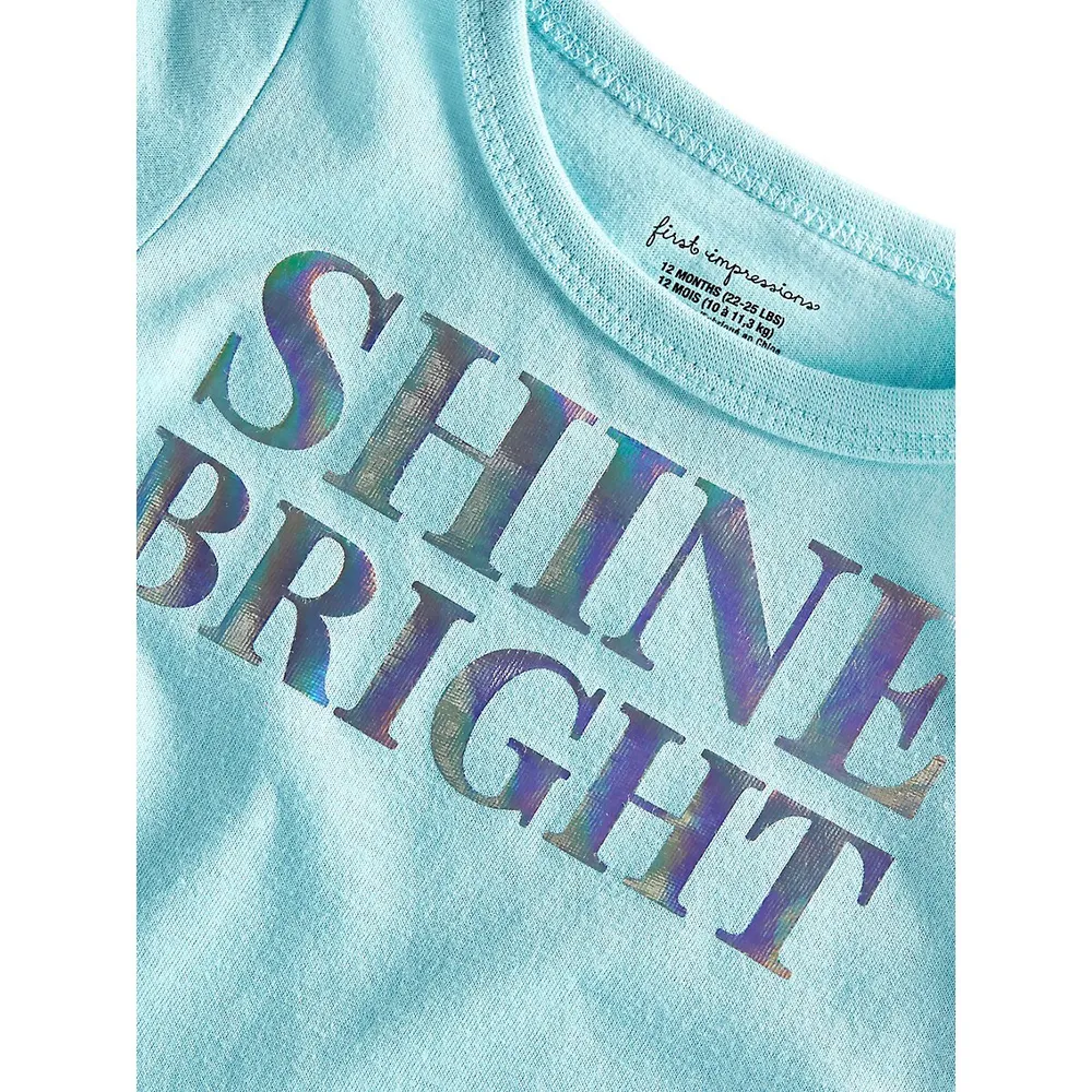 Baby Girl's Shine Bright Peplum Top