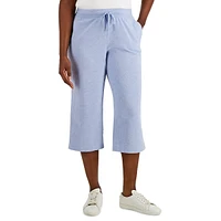 Mid-Rise Relaxed Fit Capris