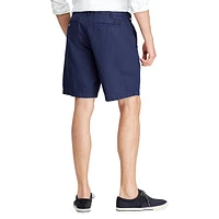 Straight-Fit Cotton & Linen Chino Shorts