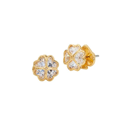 Something Sparkly Spade Stud Earrings