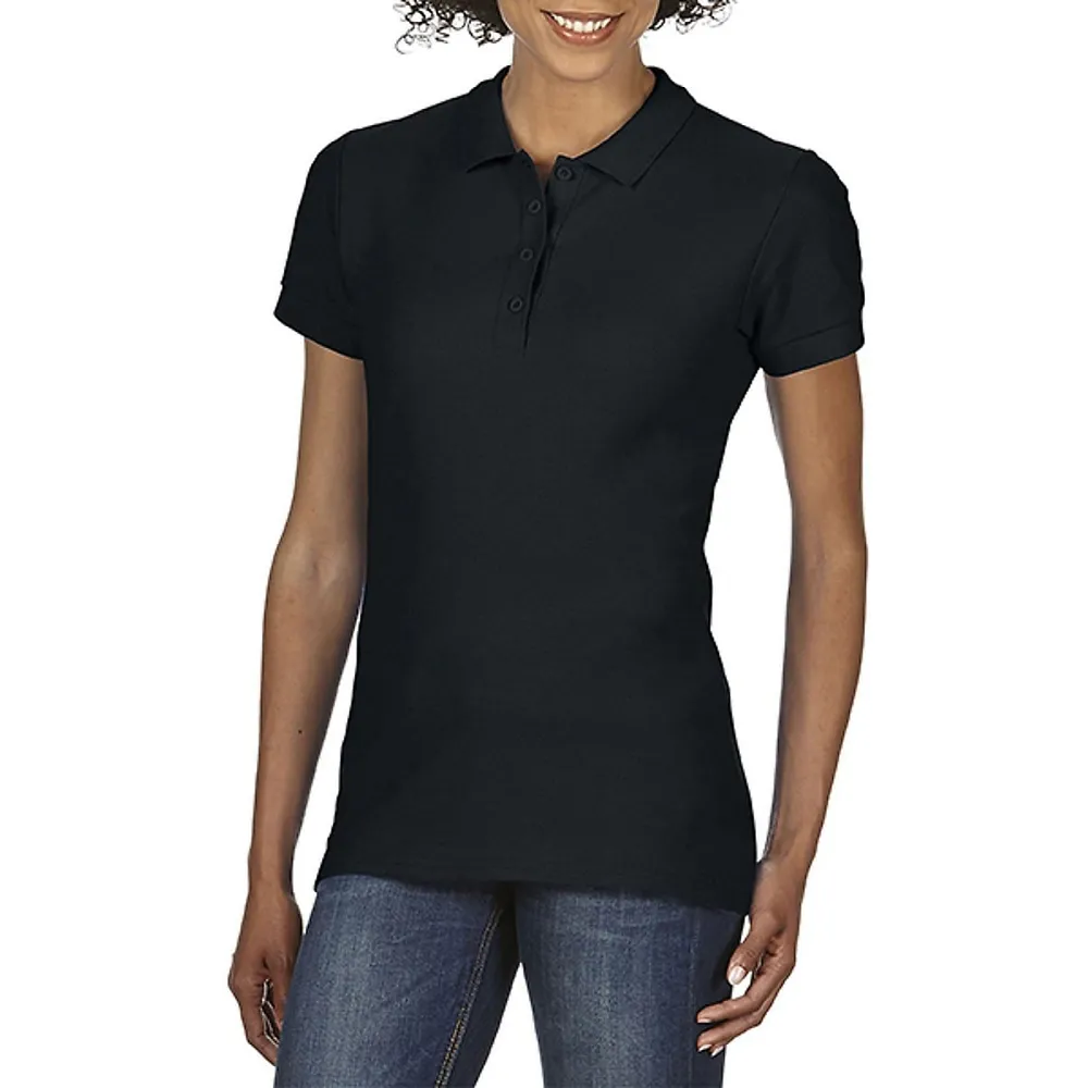 Softstyle Womens/ladies Short Sleeve Double Pique Polo Shirt