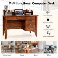 Computer Desk Pc Laptop Writing Table Workstation Student Study Furniture Rustic