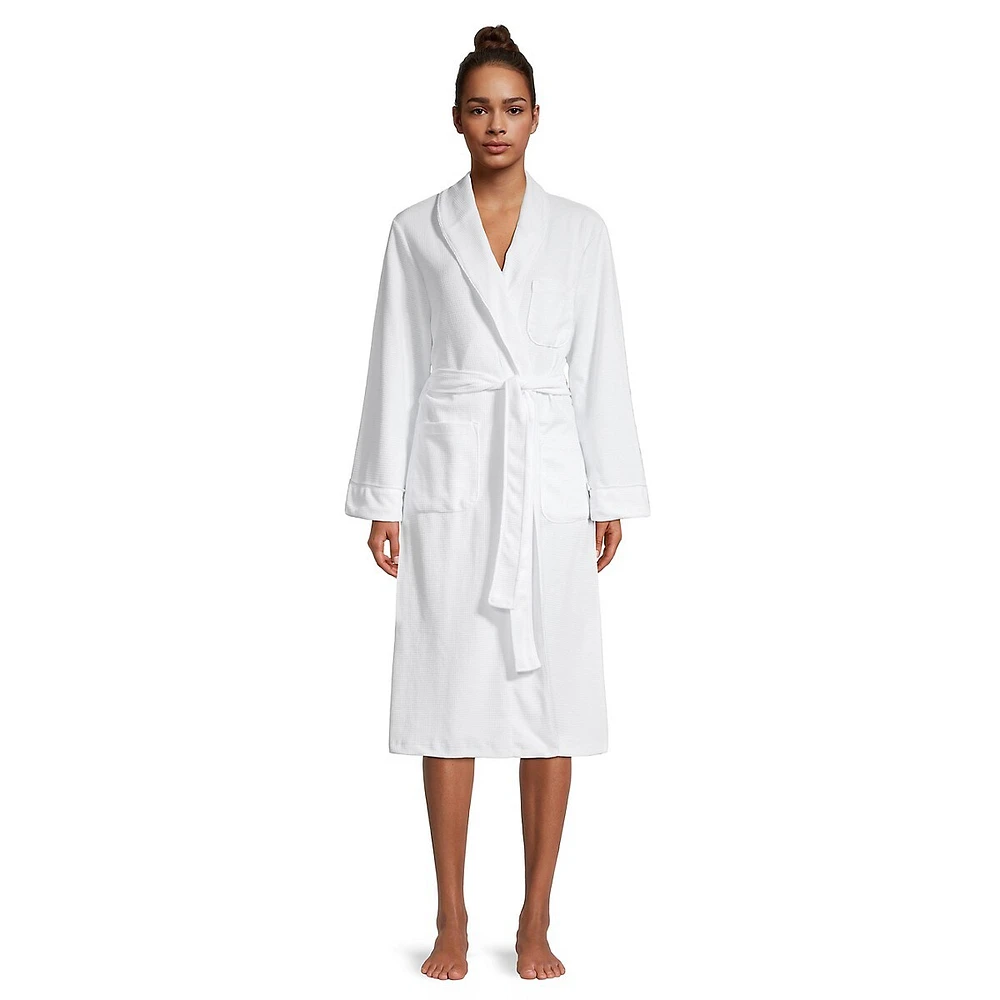Long Waffle Robe