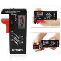 Universal Digital Battery Tester Volt Checker For Aa Aaa C D 9v 1.5v Button Cell