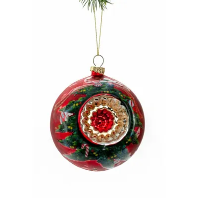 Reflector Tree Ball Ornament (pack Of 3)