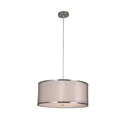 Pendant Light, 19.6 '' Width, From Kokkino Collection, Gray
