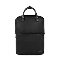 Contrast Vegan Leather Backpack