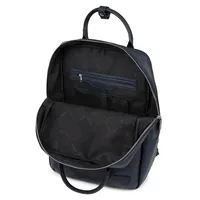 Contrast Vegan Leather Backpack