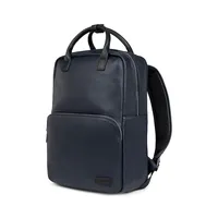 Contrast Vegan Leather Backpack