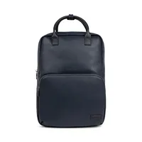 Contrast Vegan Leather Backpack