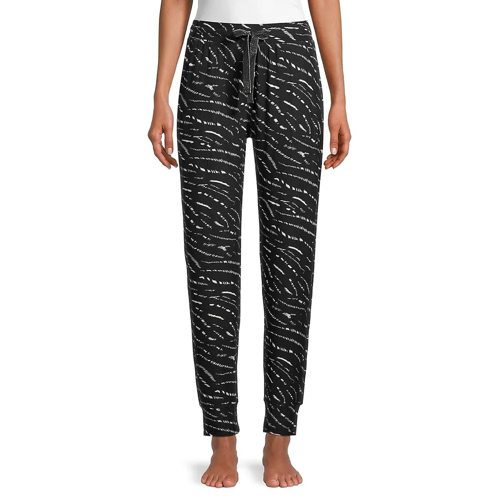 Emily and Jane Basic Chic Printed Long Joggers