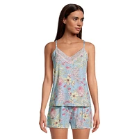 Two-Piece Evening Breeze Floral-Print Top & Shorts Set