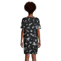 Midnight Blooms Short-Sleeve Sleepshirt