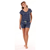 Starry Nights 2-Piece Boxer Short Pyjama Set