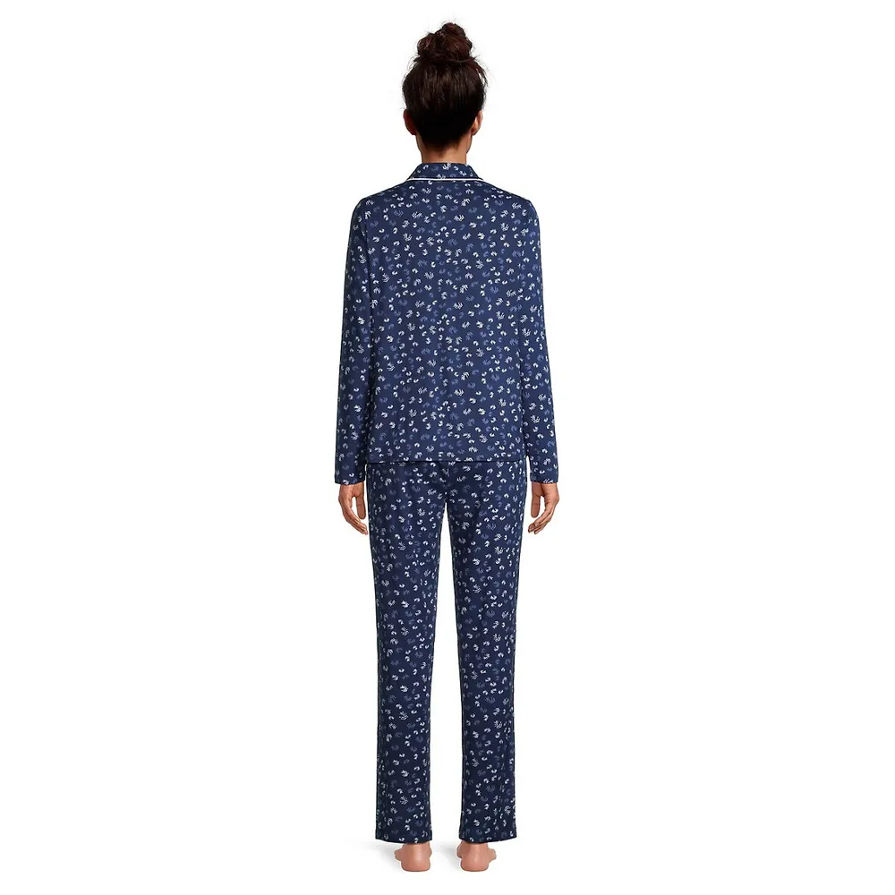 Autumn Skies 2-Piece Print Pyjama Set