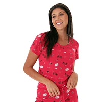 Elegance 2-Piece Print Pyjama Set