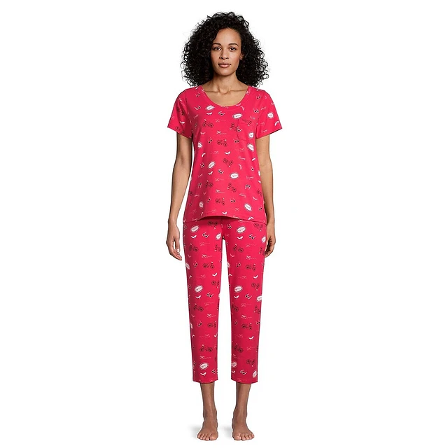 Elegance 2-Piece Print Pyjama Set