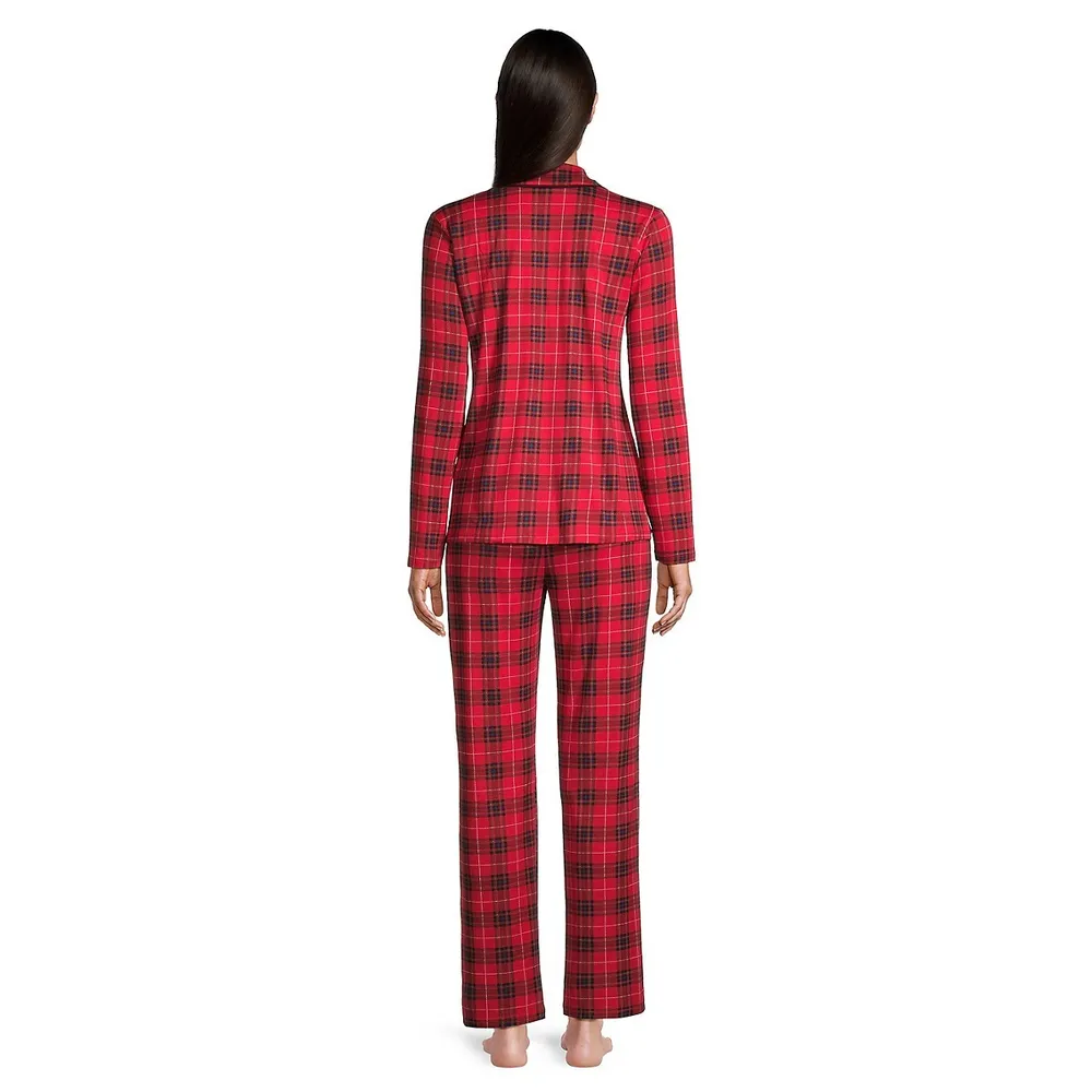 Beary Joyful Holiday-Plaid 2-Piece Pyjama Set