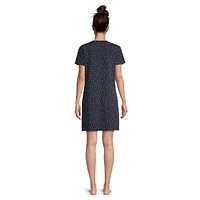 Infinity Cotton-Rich Short-Sleeve Sleepshirt