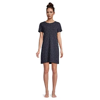 Infinity Cotton-Rich Short-Sleeve Sleepshirt