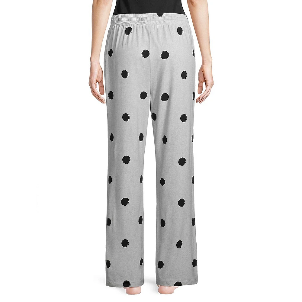 Abstractable Polka Dot-Print Lounge Pants