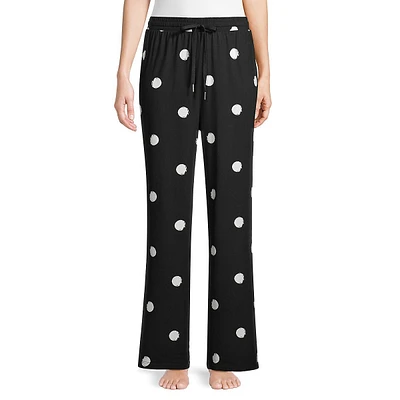 Abstractable Polka Dot-Print Lounge Pants
