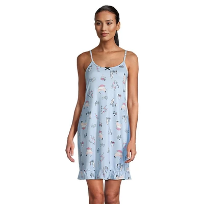 Cute-Print Sleep Chemise