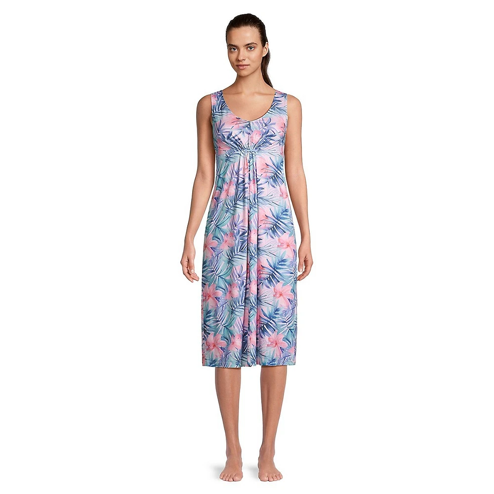 Divine Duo Printed Halter Chemise