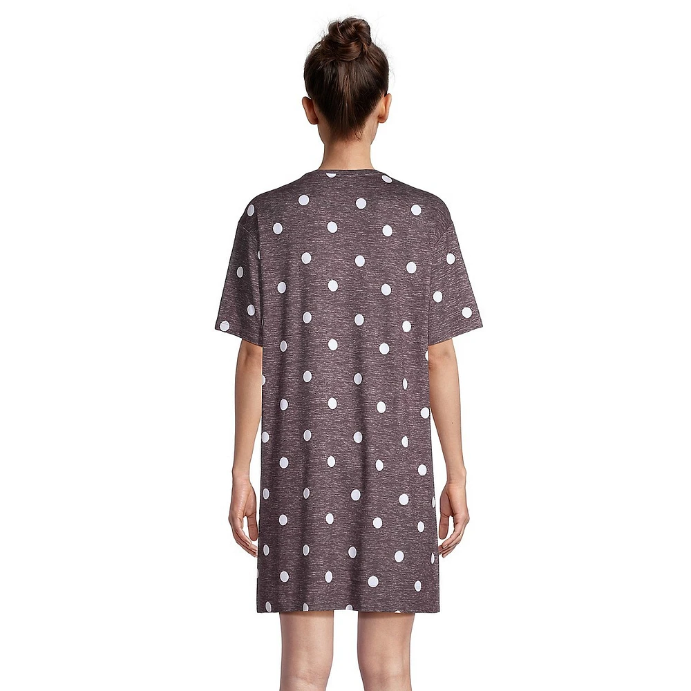 Dots Fever Short-Sleeve Sleepshirt