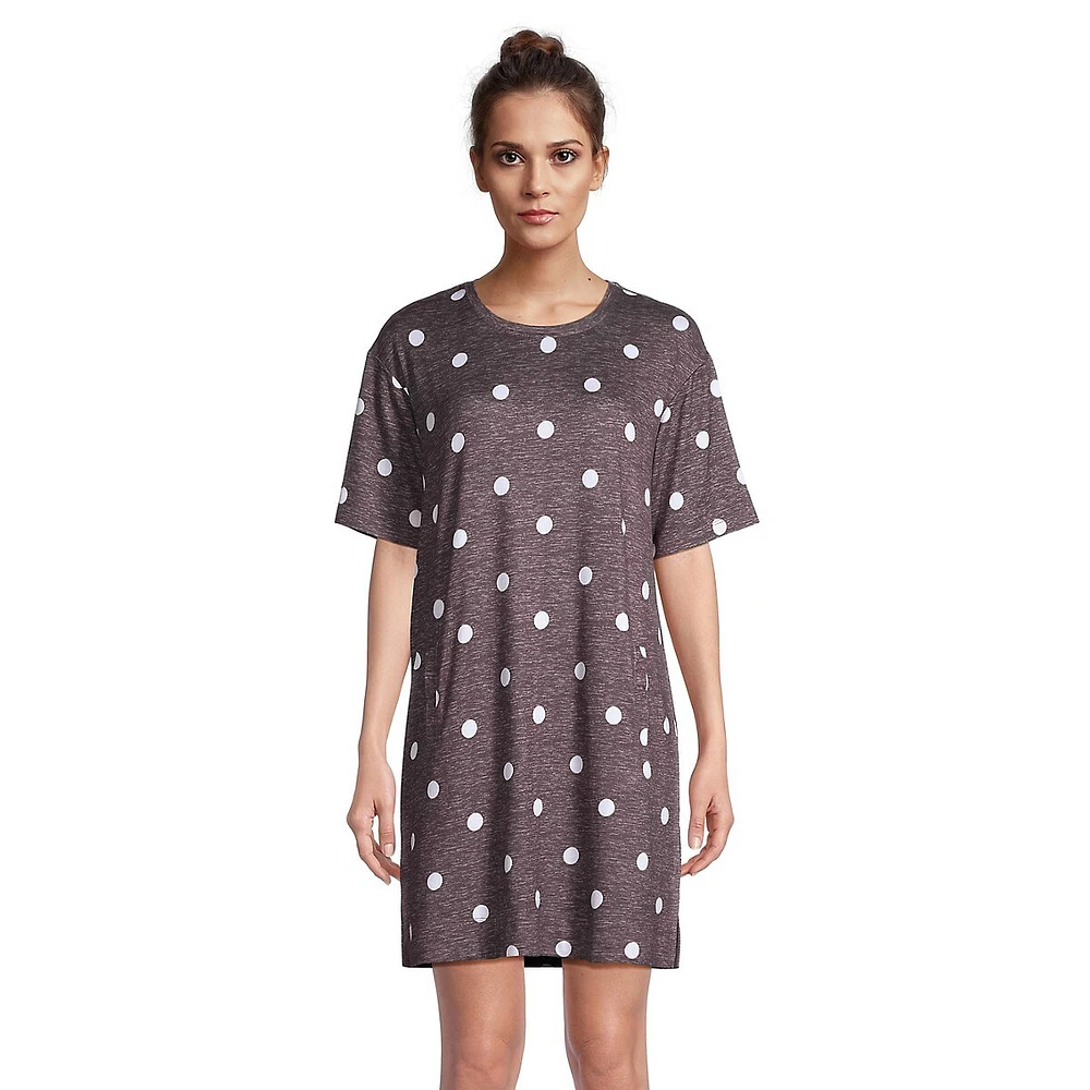 Dots Fever Short-Sleeve Sleepshirt