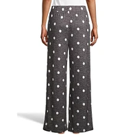 Dots Fever Open-Leg Lounge Pants