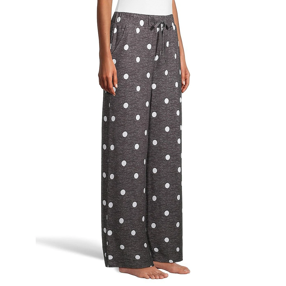 Dots Fever Open-Leg Lounge Pants