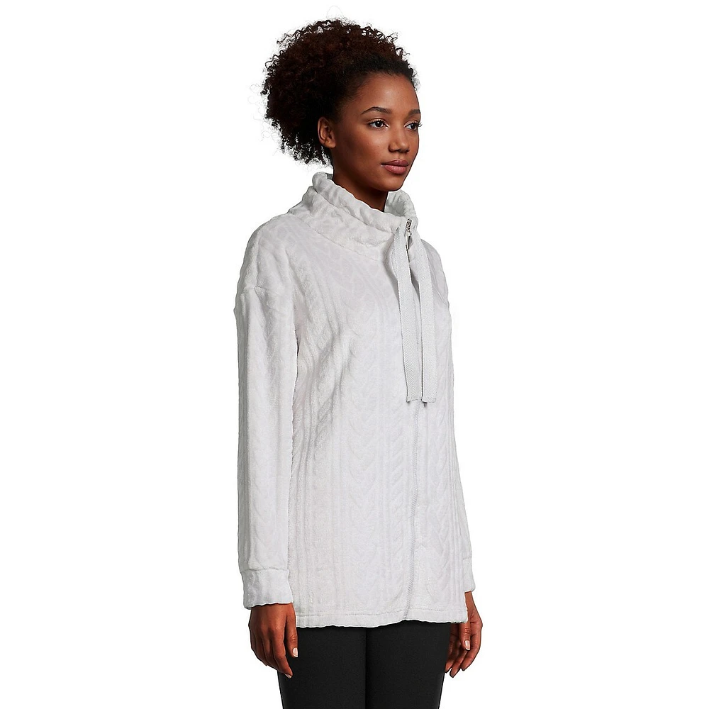 Zip-Front Sleep & Lounge Jacket