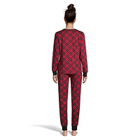 2-Piece Peached Jersey Jogger Pyjama Set