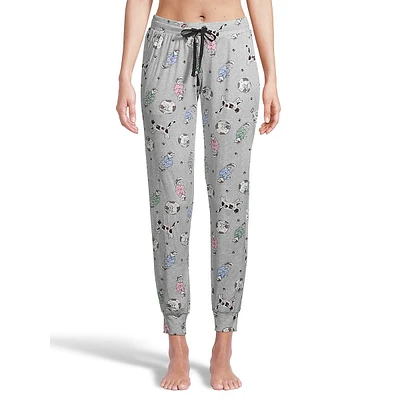 Print Jogger Sleep Pants