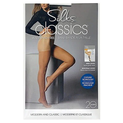 Silks Adjustable Waistless Pantyhose