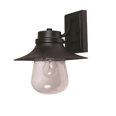 Outdoor Wall Light, Height 11.81 '', From Ducan Collection, Black