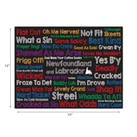 Canvas Wall Art Colorful Sayings