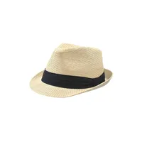 Contrast Tri-Fold Paper Fedora