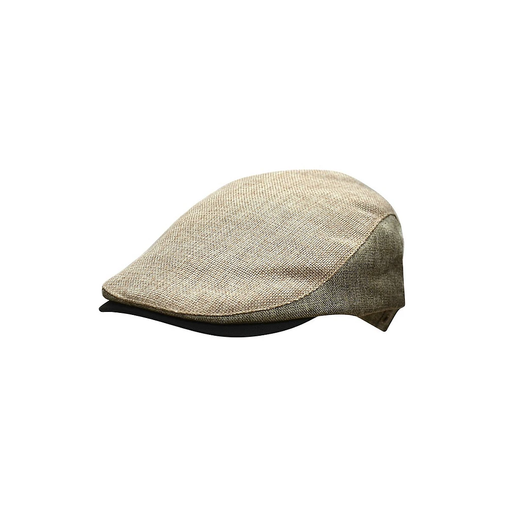 Textured Two-Tone Banded Ivy Cap