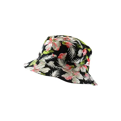 Hawaiian-Print Bucket Hat