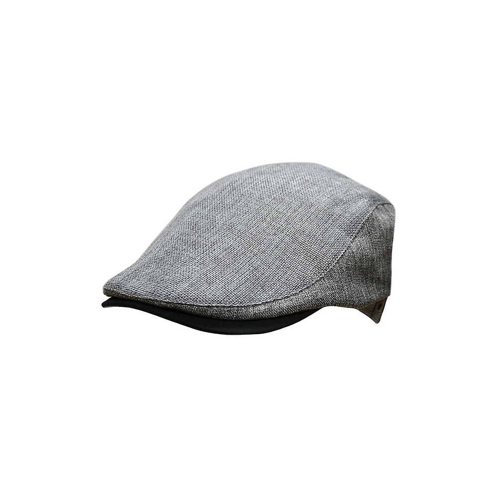 Textured Two-Tone Banded Ivy Cap