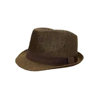 Band & Loop Woven Paper Fedora