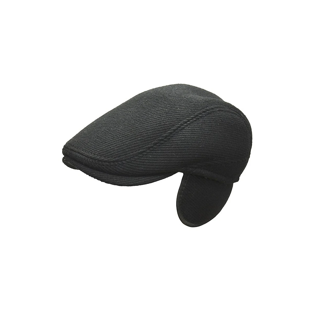 Ribbed Ivy Cap With Drop Earflaps